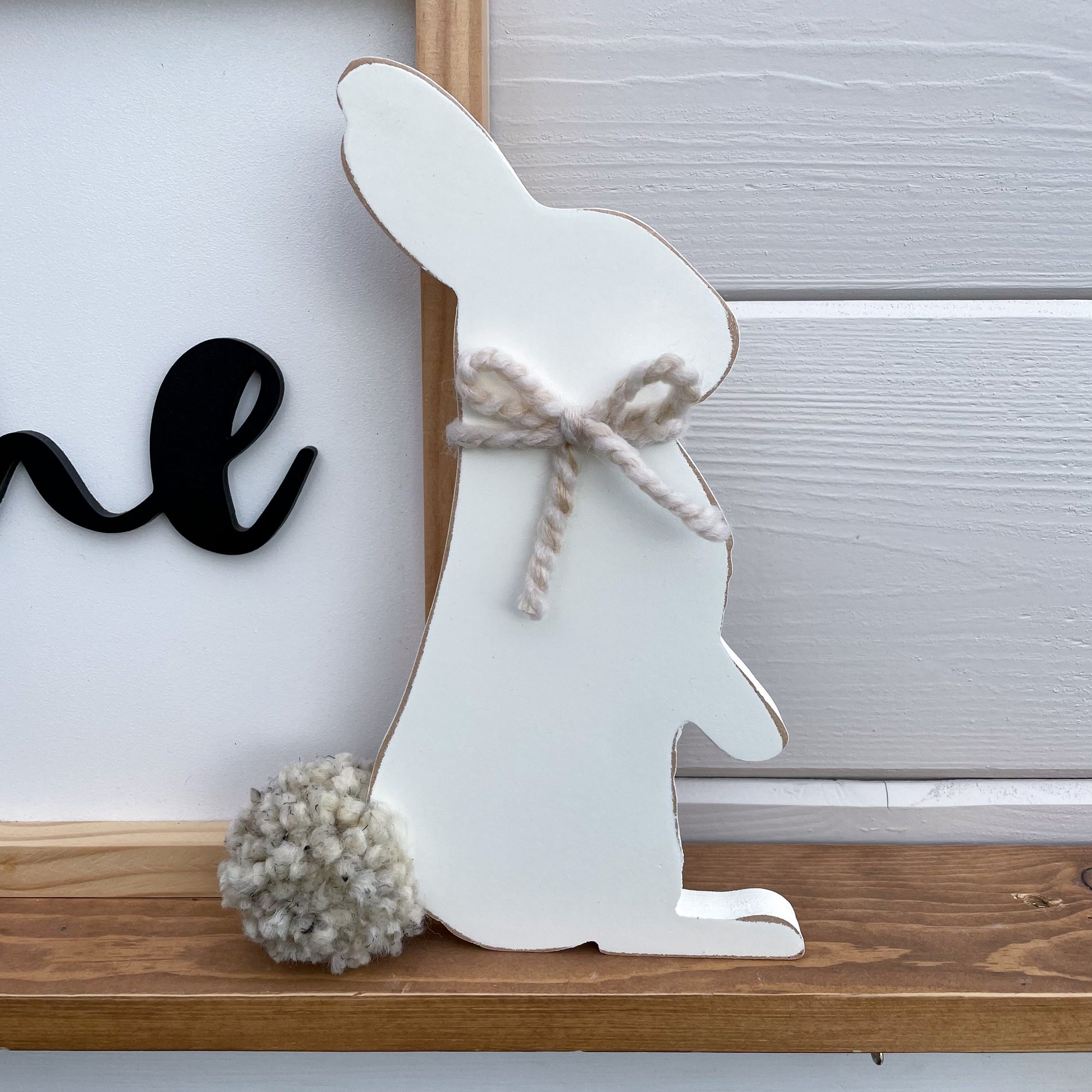 Bunny- Easter, Home Decor, Pom Pom Tail