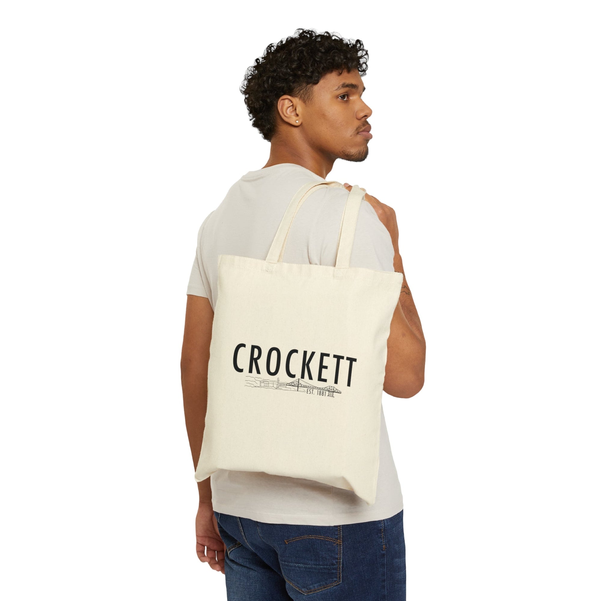 Crockett- Cotton Canvas Tote Bag