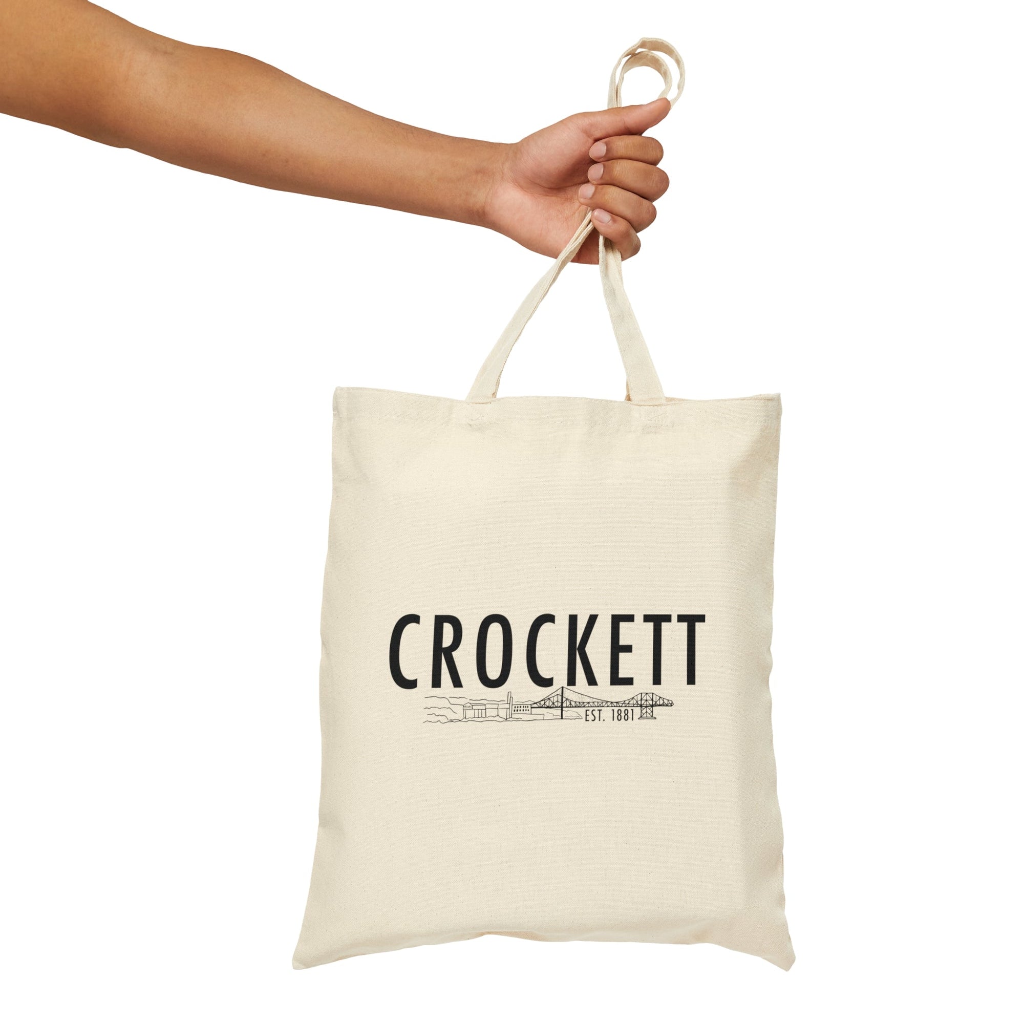 Crockett- Cotton Canvas Tote Bag