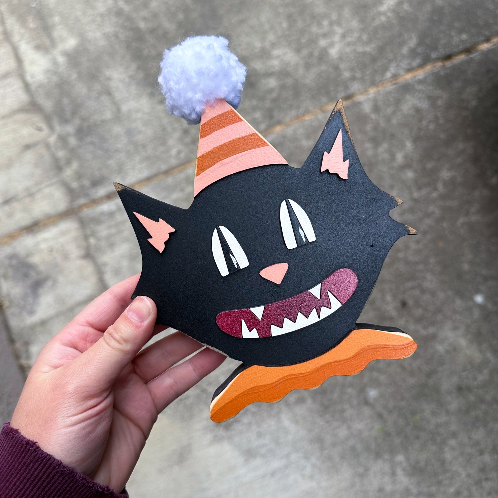 Vintage Halloween Cat