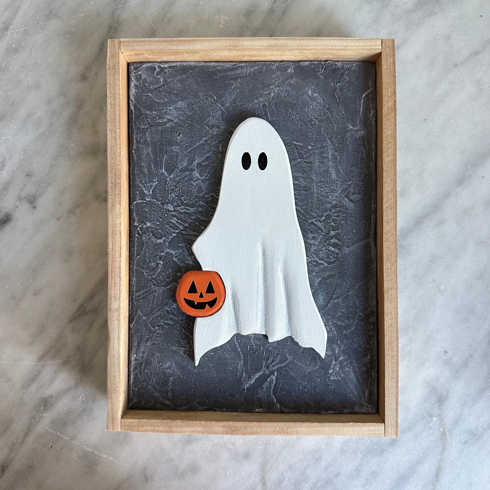 Trick Or Treat Ghost sign