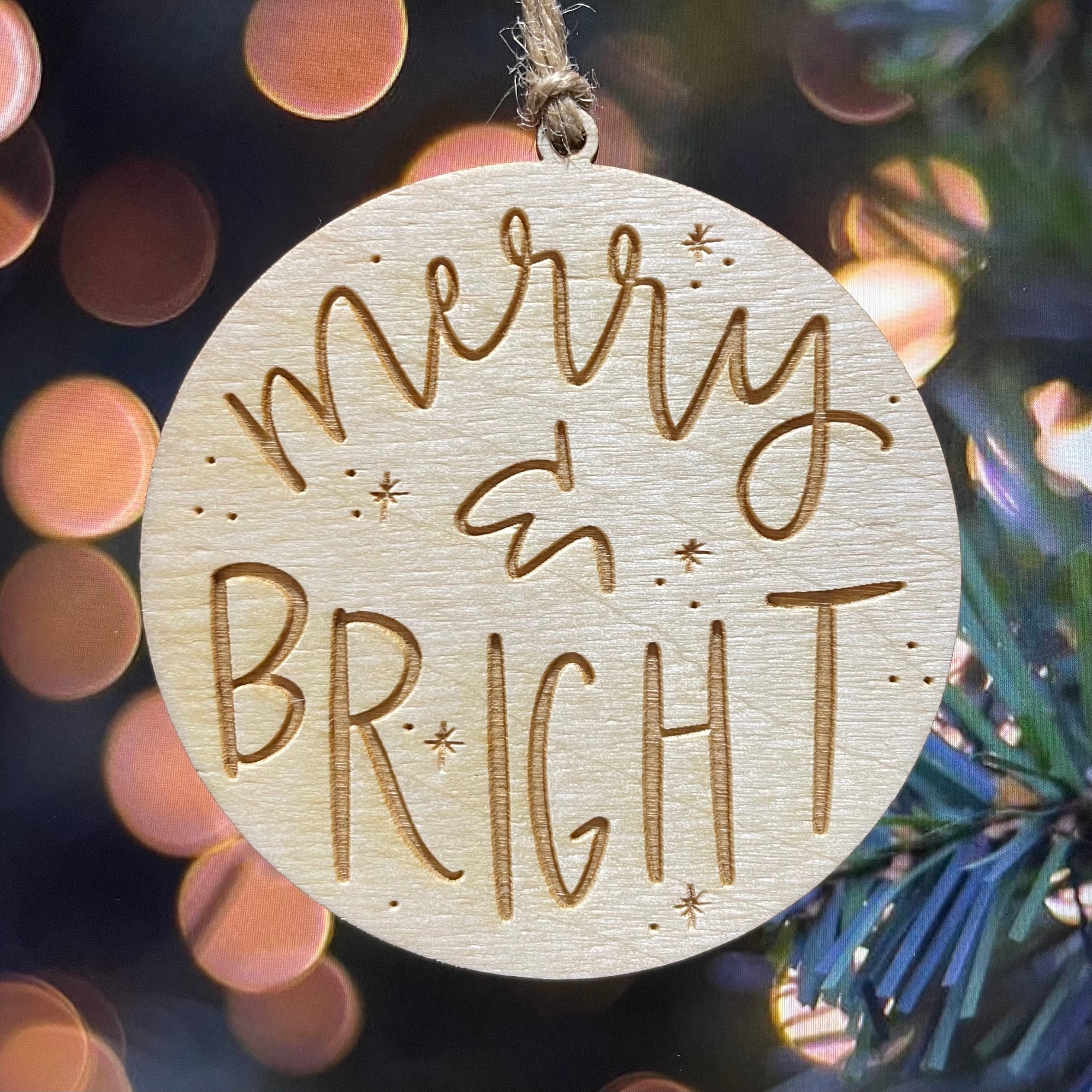 Merry & Bright - Ornament