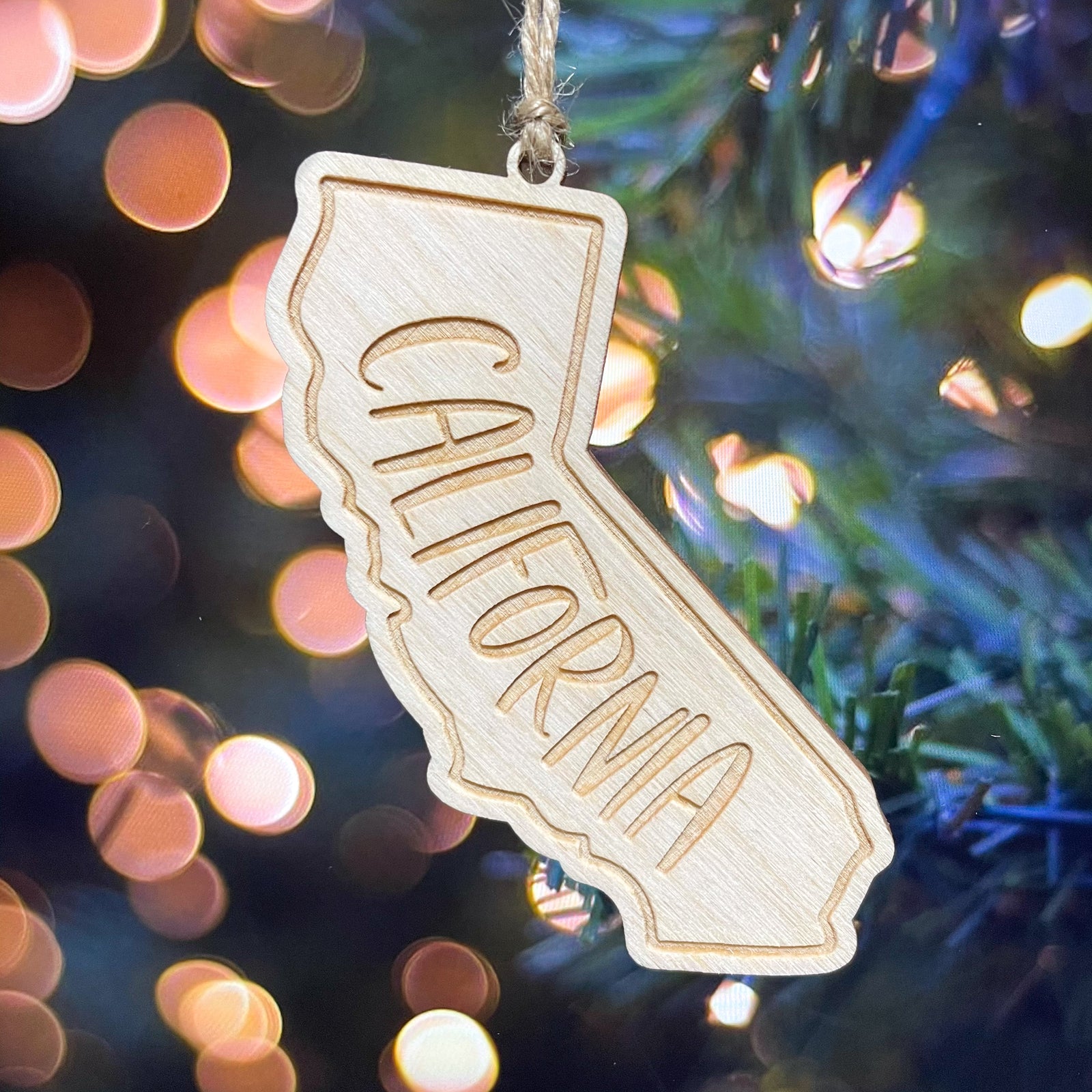 California - Word - Ornament