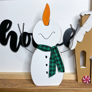 Happy Snowman-Winter, Christmas, Holiday, Decor