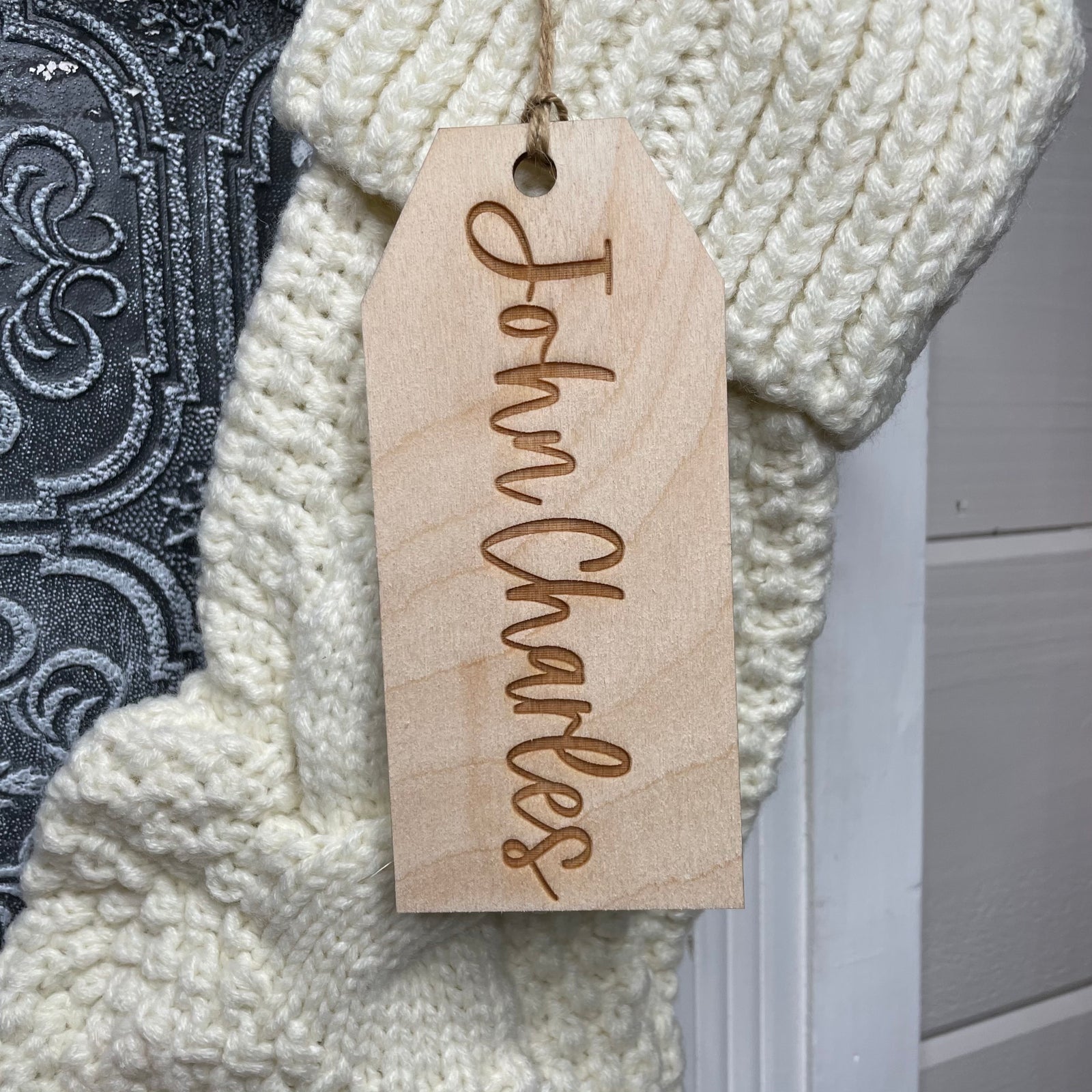 Stocking Name Tag