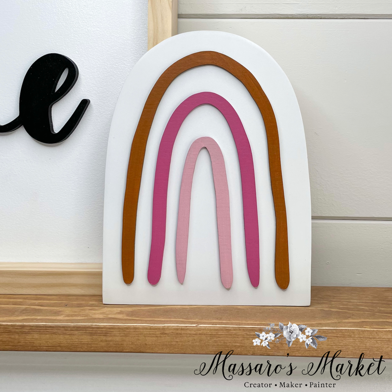 Rainbow- Freestanding, 8" Tall