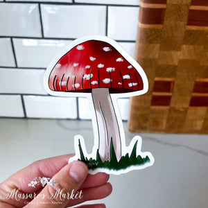 Bulk Sticker- Wholesale. Mushroom Vinyl Sticker
