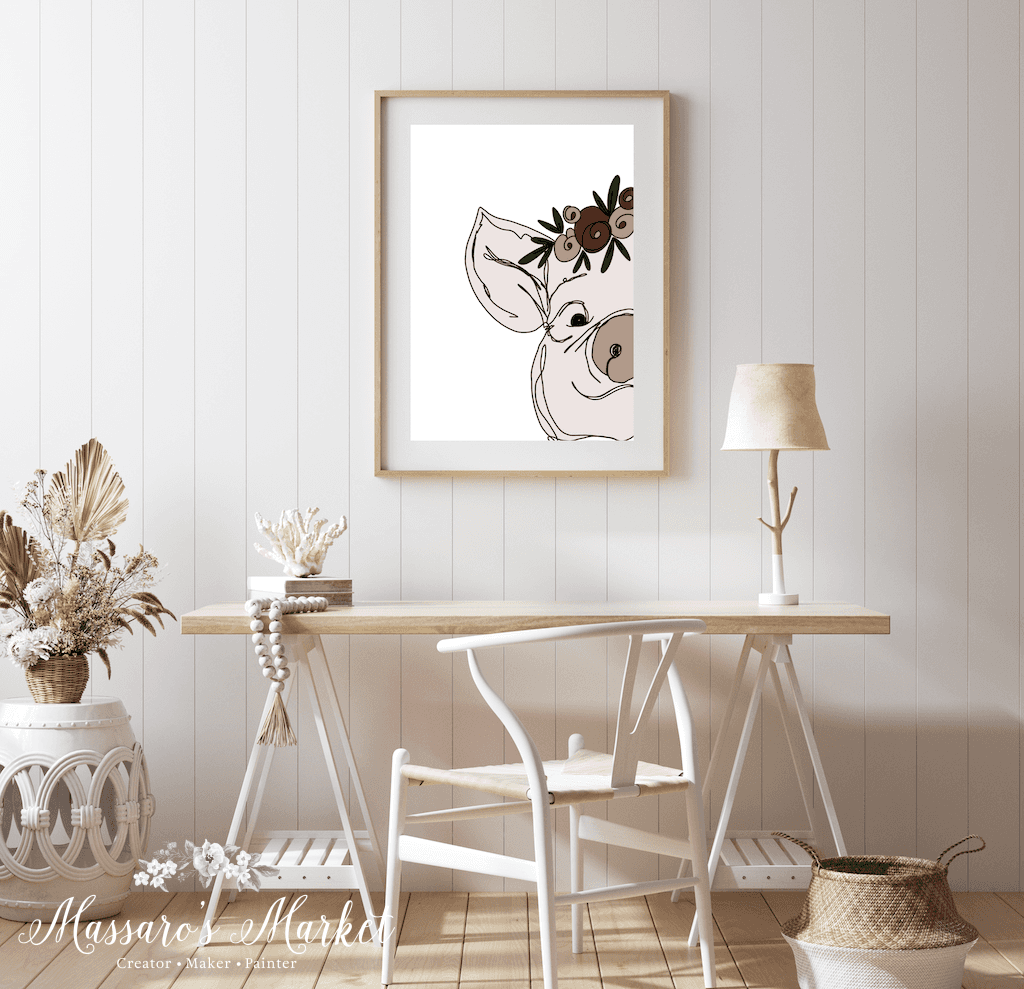 Pig 2024 nursery decor