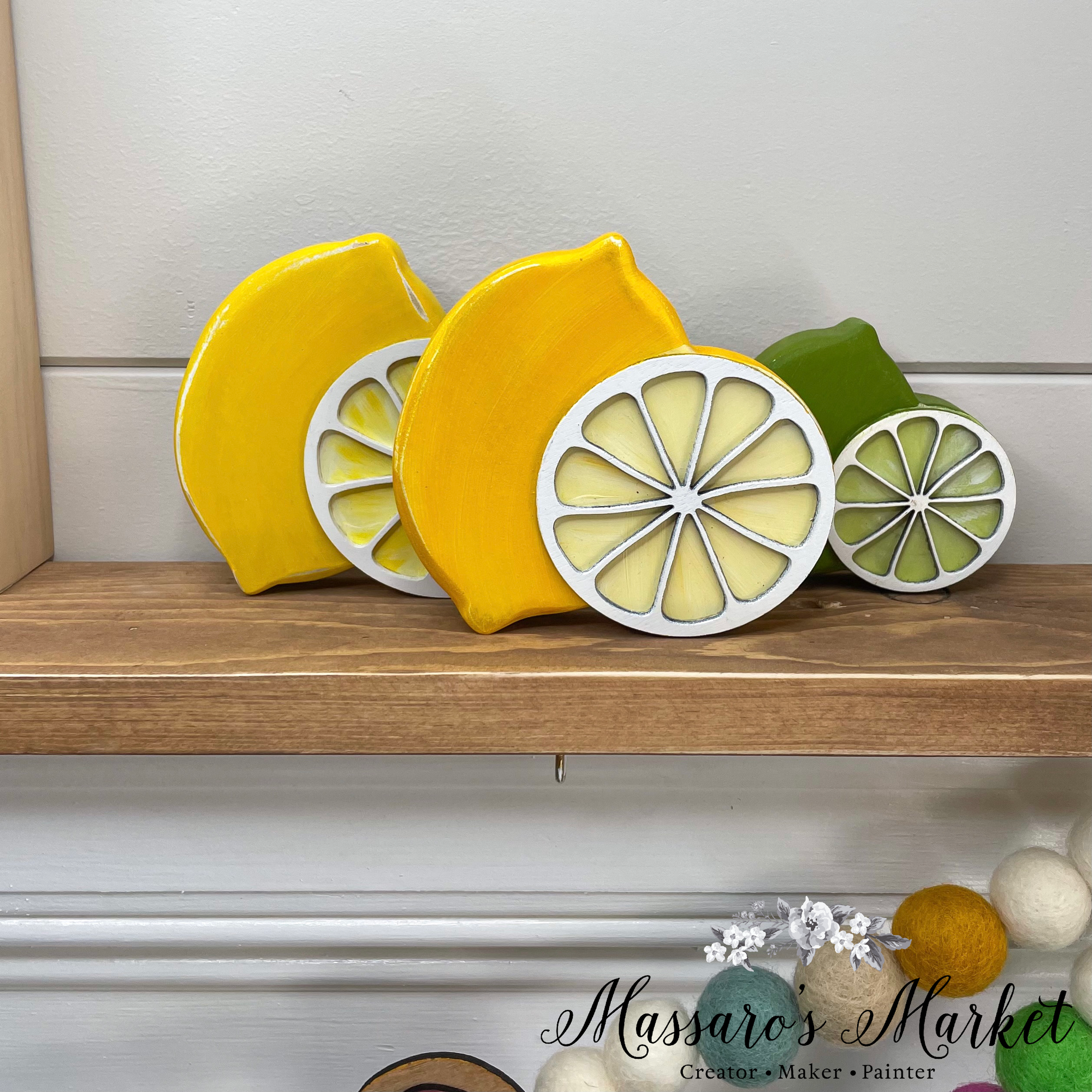Lemon, Shelf- Tiered Tray Decor