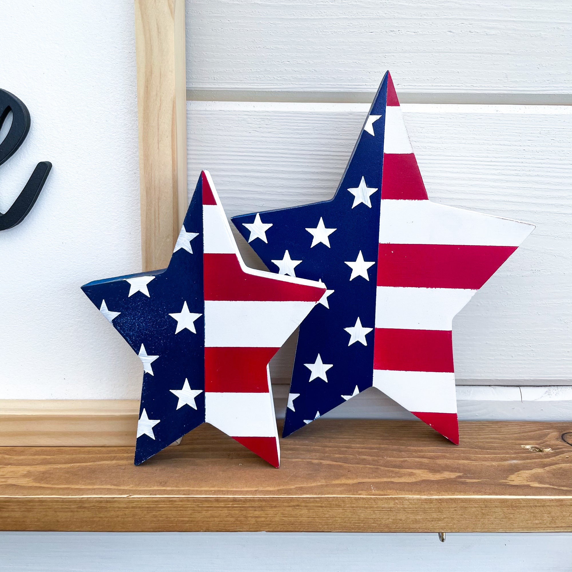 Star Spangled Stars- 8”/6”, Stars and Stripes, 4th of July, Patriotic
