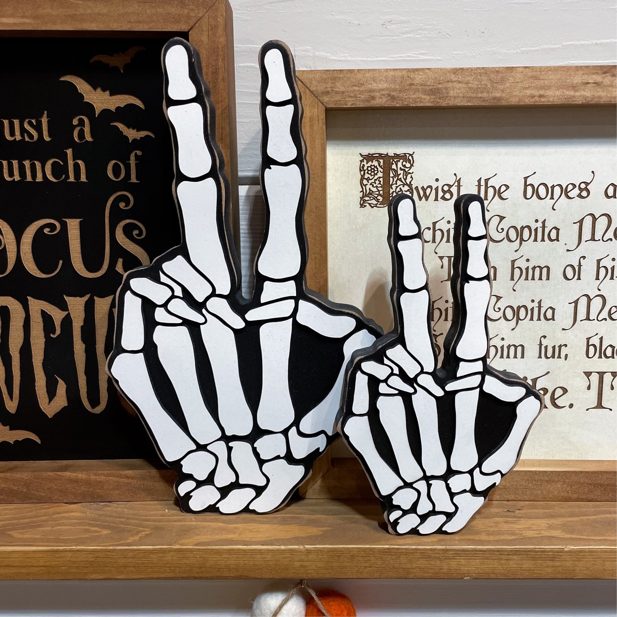 Skeleton Hand - Peace
