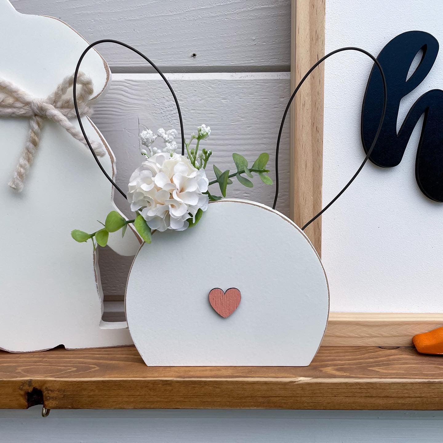 Floral Bunny Ears- Easter, Home Decor