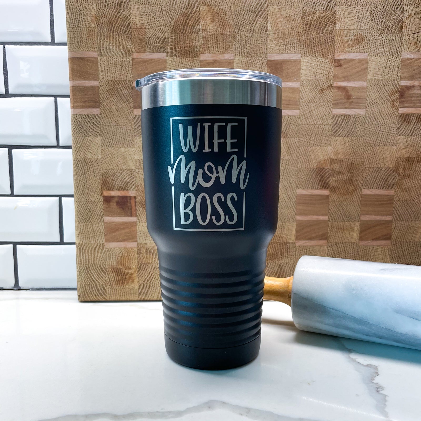 WIFE-MOM-BOSS, 20oz, 30oz Insulated Tumbler
