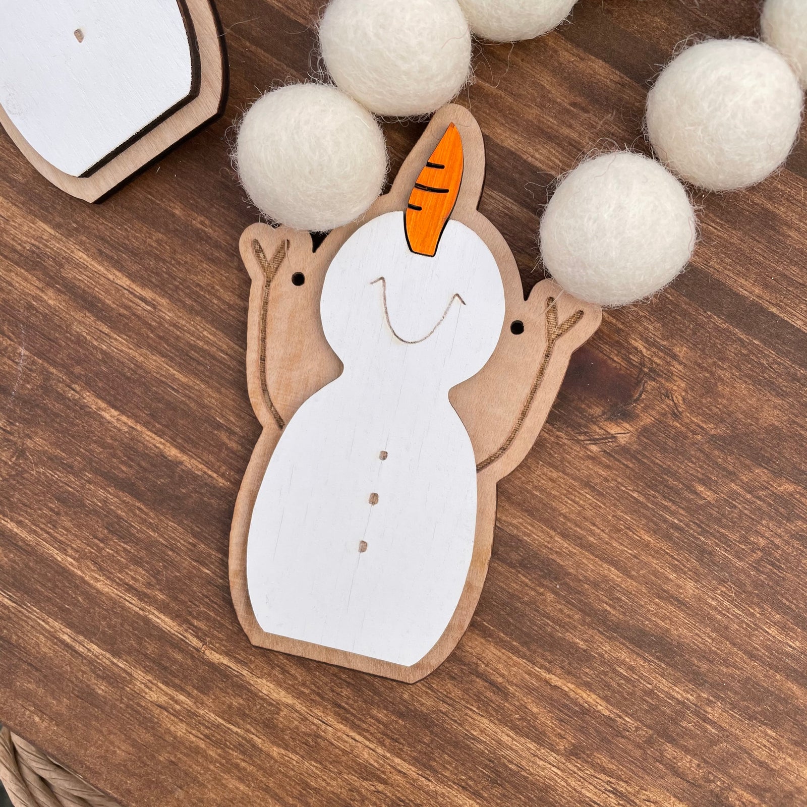 Snowman Garland