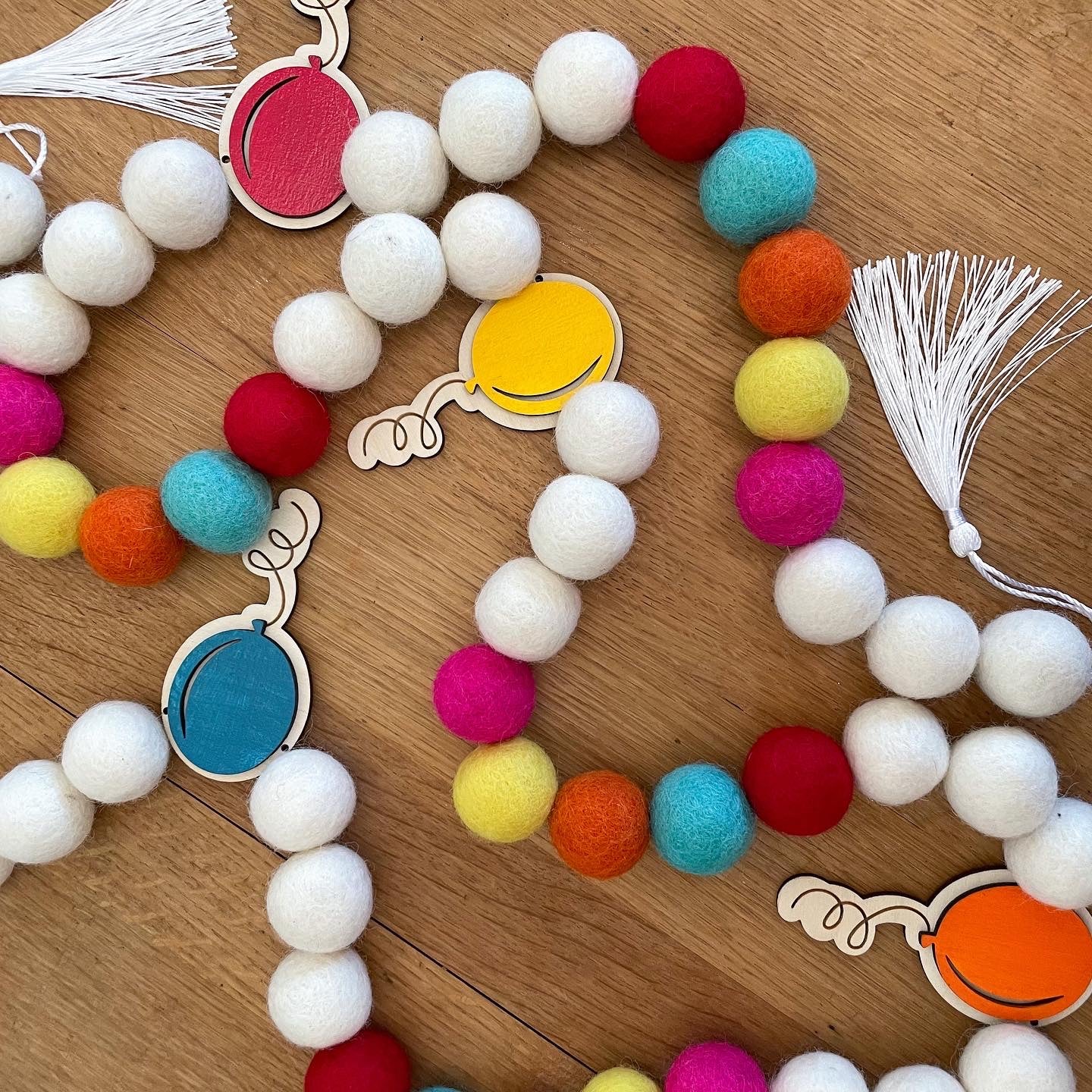 Happy Birthday Garland- Balloon/Party